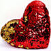 Red Heart Cushion With Toblerone Chocolates