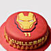 Iron Man Logo Truffle Cake