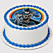 Batman Round Truffle Photo Cake