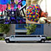 Royal White Limousine Balloon Decor Flowers and Cake