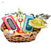 Elegant Basket with Chocolate Bars