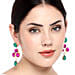 Geometric Pattern Drop Earrings