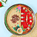 Designer Puja Thali With Rakhi
