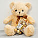 Light Brown Teddy Bear and Chocolates