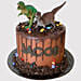 Roaring Dinosaurs Truffle Cake