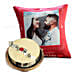 Vanilla Cake and Anniversary Cushion