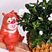 Azalea Plant In Bear Design Pot