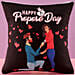 Propose Day Printed Cushion