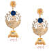 Gold Plated Artificial Stones Jhumkas