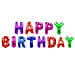 Happy Birthday Foil Balloons Set