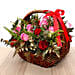 Red and Pink Roses Basket