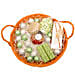 Raksha Bandhan Green and Silver Hamper