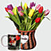 Anniversary Tulips and Mug Combo