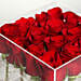 Red Rose Arrangement in Acrylic Base