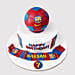 FC Barcelona Theme Truffle Cake