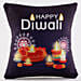 Happy Diwali Printed Cushion