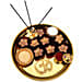 Golden Brown Raksha Bandhan Tray