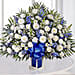 Luxurious Blue N White Flower Arrangement