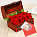 Red Roses Treasure Box Greetings