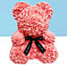 Pink Artificial Roses Teddy