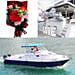ASFAR 1 Boat With Balloon Decor and Bouquet