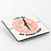 Personalised Donut MDF Table Clock