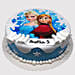 Frozen Elsa and Anna Truffle Cake