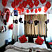 Personalised 25 Red Helium Balloons Decor
