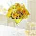 Vase Of Yellow Joyful Flowers