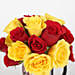 Red Yellow Roses in Personalised Mug