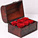6 Red Forever Roses In Treasure Box