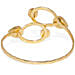 Gold Toned Bangle Style Bracelet