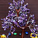 Purple Agate Stone Handcrafted Wishing Tree