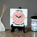 Personalised Donut MDF Table Clock
