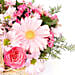 Mixed Basket Of Chrysanthemums and Roses
