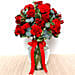 Romantic Red Flowers Vase