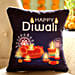 Happy Diwali Printed Cushion