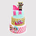 Lol Surprise 3 Layered Truffle Cake