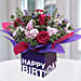 Birthday Flowers with Dairy Milk Fruit n Nut