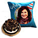 Birthday Cushion and Profiterole Cake