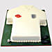 White Football Jersey Truffle Cake
