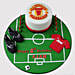 Manchester United Theme Truffle Cake
