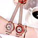 Korean Diamond Star Rose Gold Watch