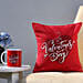 Valentines Day Special Printed Cushion and Mug Combo