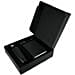 Classy Black Notebook Bottle Pen Gift Set