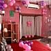 Colorful Balloons Decor Pink Purple & Silver