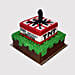 Minecraft TNT 2 Layered Truffle Cake