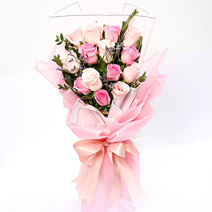 Dreamy Mixed Roses Bouquet SG: Flower Delivery Singapore